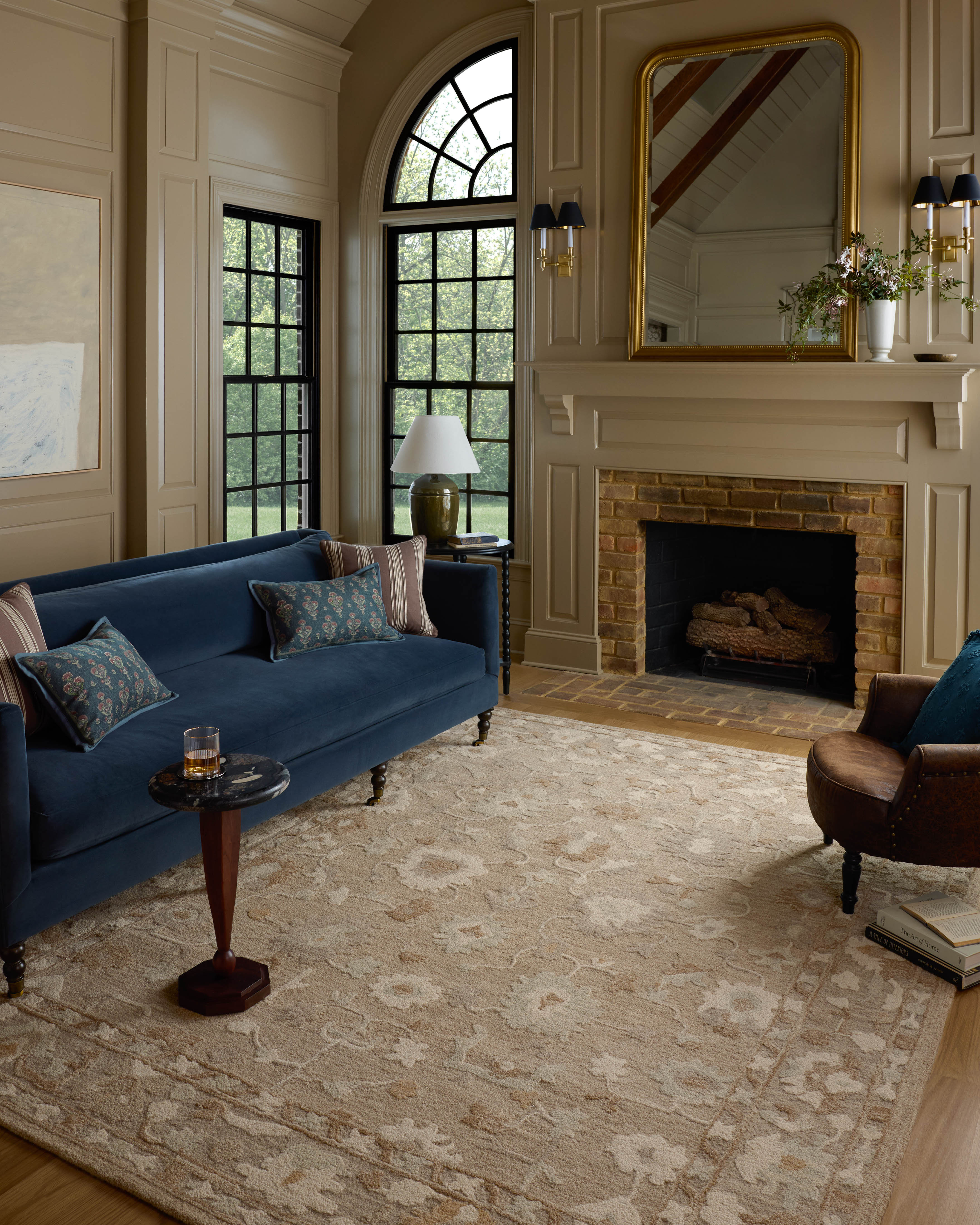 Chris Loves Julia x Loloi Dorothea Khaki / Dove Area Rug & Reviews